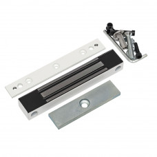 Электромагнитный замок AccordTec ML-100K с планкой, цвет Белый