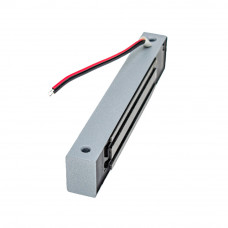 Электромагнитный замок AccordTec ML-100K с уголком, цвет Серебряный металлик