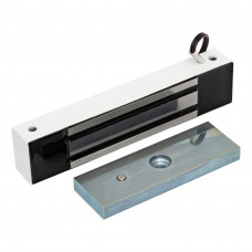 Электромагнитный замок AccordTec ML-180K с планкой, цвет Белый