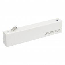 Электромагнитный замок AccordTec ML-180K с уголком, цвет Белый