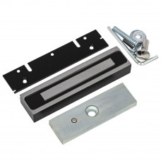 Электромагнитный замок AccordTec ML-200K Premium Black с планкой