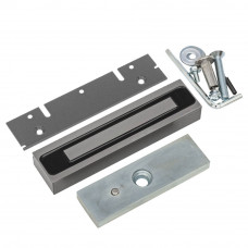 Электромагнитный замок AccordTec ML-200K Premium Grey с планкой