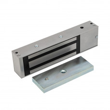 Электромагнитный замок AccordTec ML-395-2 с датчиком Холла, цвет Серый