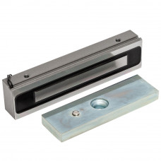Электромагнитный замок AccordTec ML-200K-3 Premium Grey с планкой