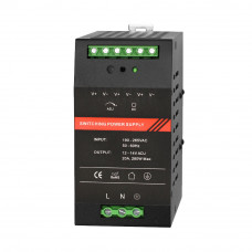 Блок питания Smartec ST-PS120DDU-BK, 12В, 20А, DIN