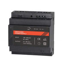 Блок питания Smartec ST-PS203DDL-BK, 24В, 2,5А, DIN