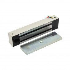 Электромагнитный замок AccordTec ML-400 K-2 с уголком, цвет серый