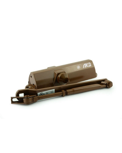 Доводчик ЛКД-ДК-25-120, коричневый, морозостойкий