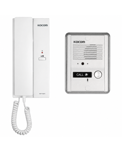 Комплект аудиодомофона KOCOM KDP-601A+MS-2D